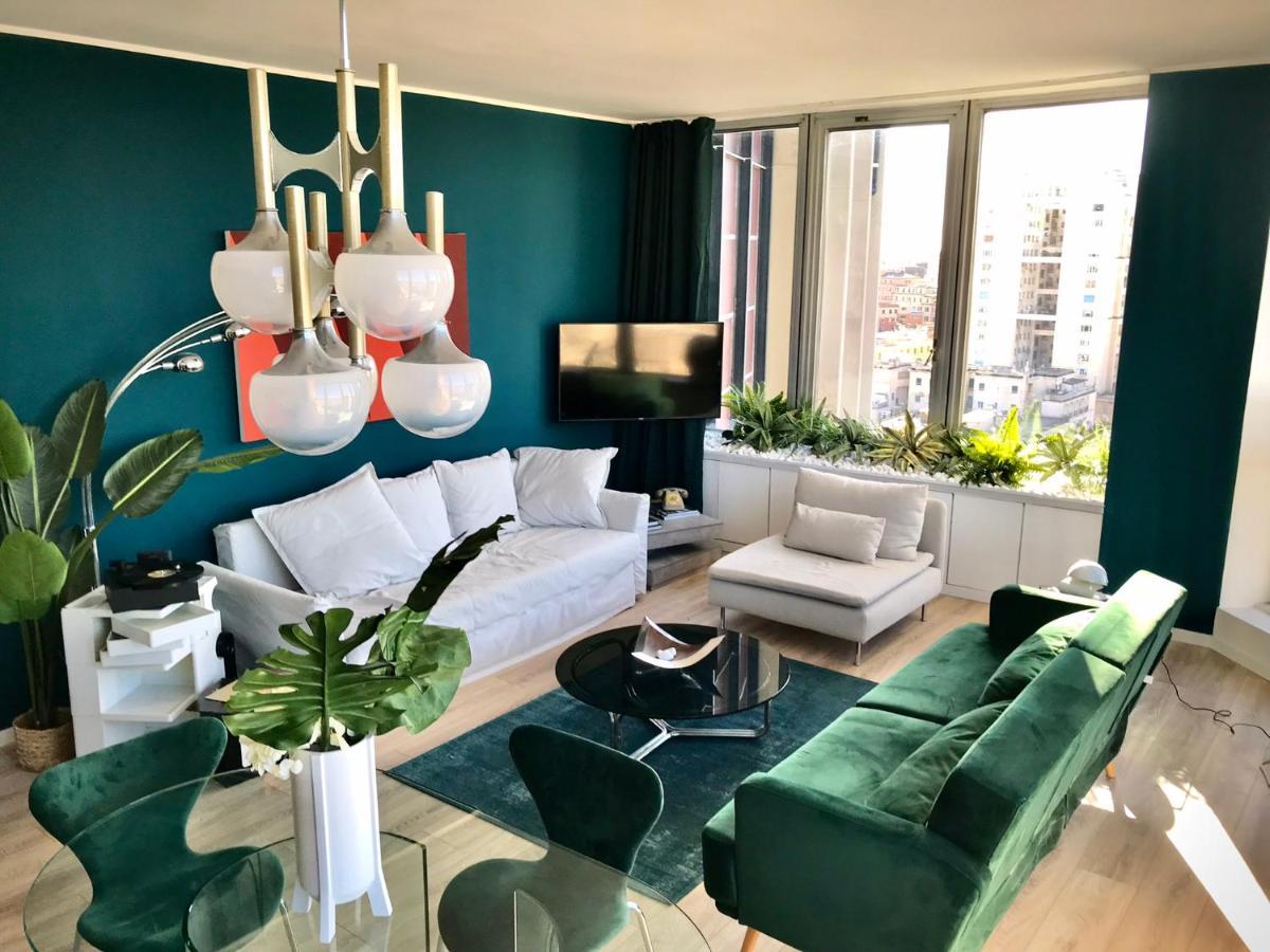 Central Penthouse With Spectacular Sea And City Views Genova Kültér fotó