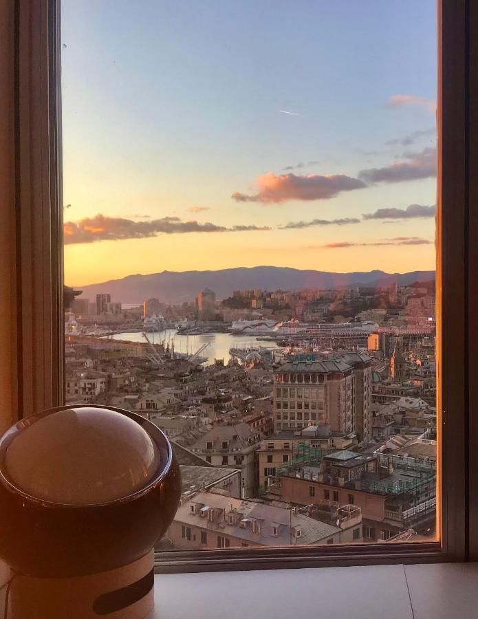 Central Penthouse With Spectacular Sea And City Views Genova Kültér fotó